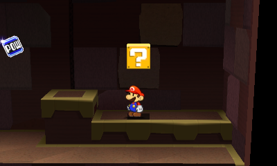 Third ? Block in Chomp Ruins of Paper Mario: Sticker Star.