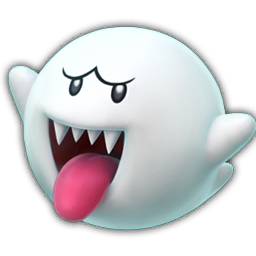 Boo's icon in Super Mario Party