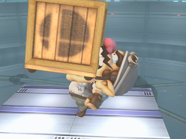 File:SSBB Wario Eating Crate.jpg