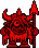 Sprite of a Metal-Head, from Virtual Boy Wario Land.