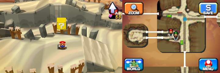 Block 41 in Dozing Sands of Mario & Luigi: Dream Team.