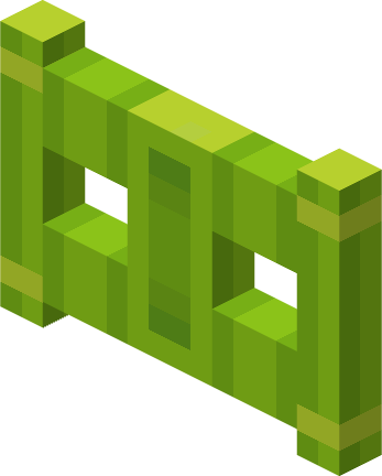 File:Minecraft Mario Mash-Up Bamboo Fence Gate Render.png