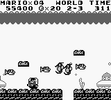Small Mario in World 2-3, Muda Kingdom