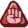 Sprite of the Power Plus badge in Paper Mario: The Thousand-Year Door.