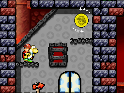 A Baby Mario Coin in the level Six-Face Sal's Fort