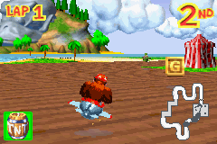 Screenshot of a letter in Diddy Kong Pilot's 2003 build