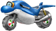 Icon of the Dolphin Dasher for Time Trial records from Mario Kart Wii