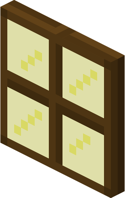 File:Minecraft Mario Mash-Up Yellow Stained Glass Pane Render.png