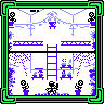 Greenhouse as it appears in the museumof Game & Watch Gallery 2