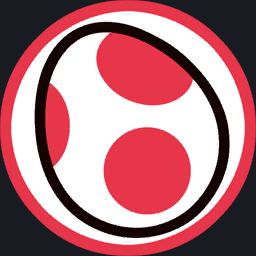 File:MKAGPDX Red Yoshi Emblem.png