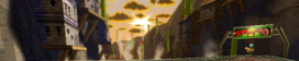 The course banner for Wario's Gold Mine from Mario Kart Wii.