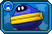 Sprite of Blue Coin Coffer's card, from Puzzle & Dragons: Super Mario Bros. Edition.