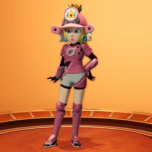 File:Peach (Bushido Gear) - Mario Strikers Battle League.png
