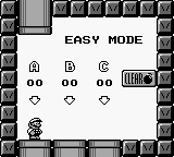File select screen with "Easy Mode" displayed