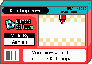 The shelf cover for one of Ashley's microgames in WarioWare: D.I.Y.