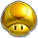 Sprite of a Gold Mushroom, from Puzzle & Dragons: Super Mario Bros. Edition.