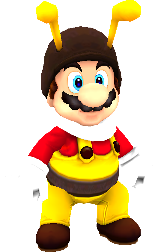 Filesmg Asset Model Bee Mariopng Super Mario Wiki The Mario