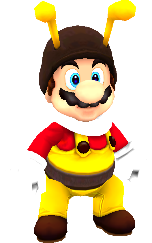 Filesmg Asset Model Bee Mariopng Super Mario Wiki The Mario Encyclopedia