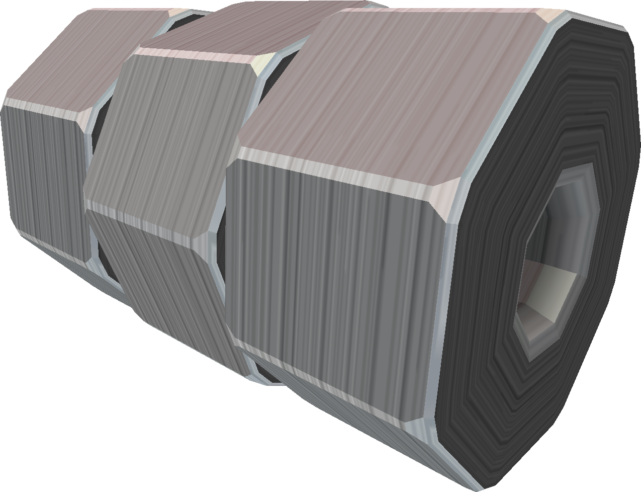 Rendered model of a Bolt Lift in Super Mario Galaxy.