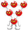 Alpha Kretin's second form with the Fury status.
