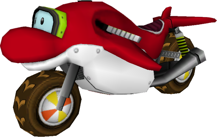 File:Dolphin Dasher (Diddy Kong) Model.png