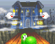 The course icon, depicting Yoshi and the mansion