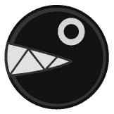 A Chain Chomp in Paper Mario: The Origami King