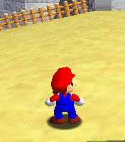 Mario, doing an expanded triple jump.