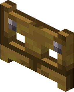 File:Minecraft Mario Mash-Up Spruce Fence Gate Render.png