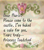 File:peach's Letter Sm64.png - Super Mario Wiki, The Mario Encyclopedia