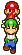 Mario burning Luigi with Firebrand.