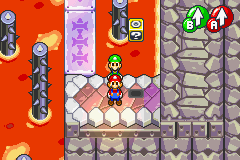 Fourth Block in Bowser's Castle of Mario & Luigi: Superstar Saga.