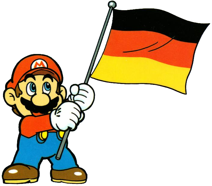 File:Club Nintendo Mario German Flag.png - Super Mario Wiki, the Mario ...