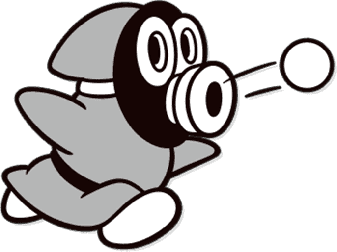 FileFC40 SMB2 Gray Snifit.png Super Mario Wiki, the Mario encyclopedia