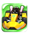 Daisy's Standard Kart icon in Mario Kart Arcade GP DX.