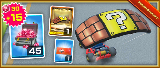 The ? Block Pack from the Mario Bros. Tour in Mario Kart Tour