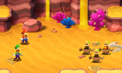 File:MLSSBM Screenshot Trunkle battle split.png