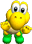Koopa Troopa's sprite at the end of Challenge Mode in Mario Superstar Baseball