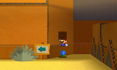 Location of the 22nd hidden block in Paper Mario: Sticker Star, revealed.
