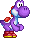 Image of a Purple Yoshi, from Yoshi Touch & Go.