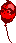 A red Life Balloon in Donkey Kong Country for the Game Boy Color.