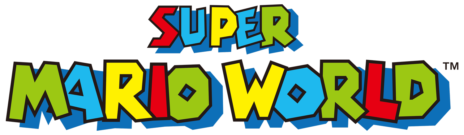 The logo of Super Mario World