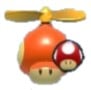 Icon with Super Mushroom modifier in Super Mario Maker 2