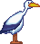 Stork's sprite from Yoshi's Island DS