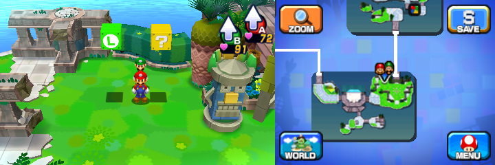 Blocks 22 and 23 in Wakeport of Mario & Luigi: Dream Team.