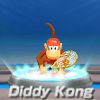 Diddy Kong in tennis from Mario Sports Superstars