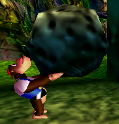 File:Chunky carrying Rock DK64.png