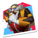 Sticker of Eggman Nega from Mario & Sonic at the London 2012 Olympic Games