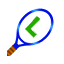 Icon for a gear item from Mario Tennis Open