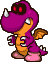 Sprite of Shroob Rex from the Mario & Luigi: Partners in Time game